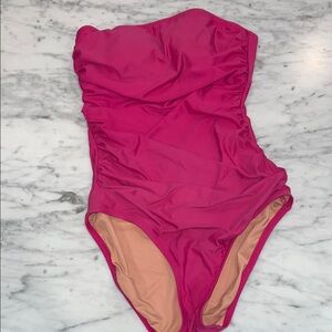 J. Crew Vibrant Pink One-Piece Swimsuit